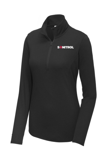 Sport-Tek Ladies Posicharge Tri-Blend Wicking 1/4-Zip Pullover